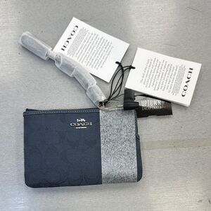 Coach Navy Blue Wristlet